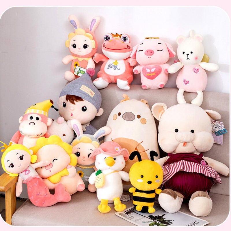 8 Inch Wedding Doll Tossing Mini Plush Toy Gift Set Interactive Stuffed Animal For Festive Small Market Stall Item Unisex_voghion.com