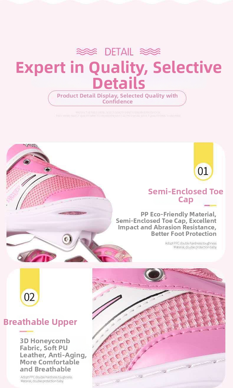 Patins à roulettes pour enfants garçons et filles avec roues lumineuses_voghion.com