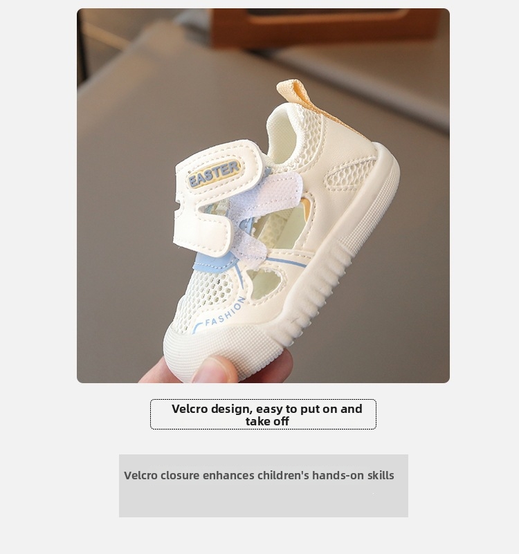 Breathable Mesh Baby Walking Shoes Soft Sole First Walkers_voghion.com