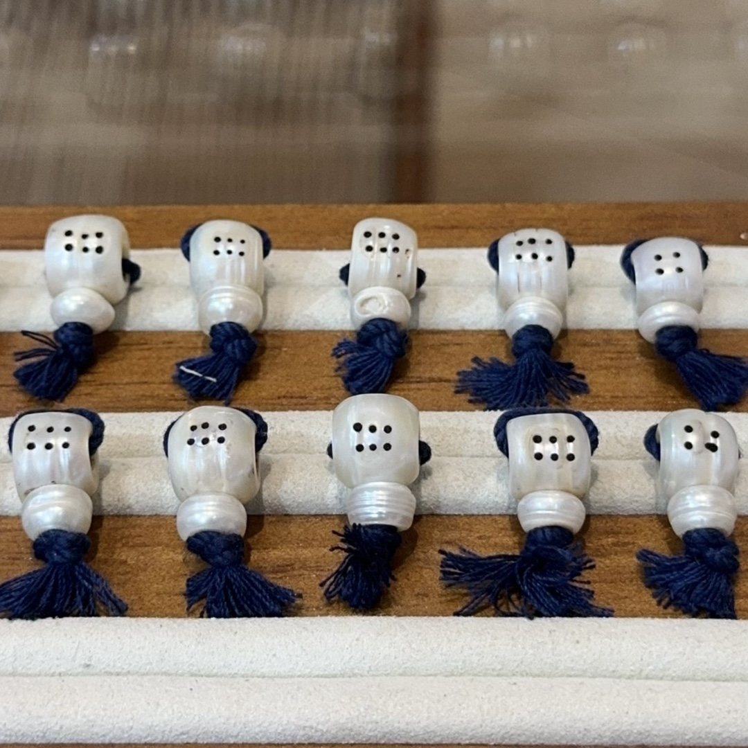Xizang-style natural pearl bead connectors for DIY handmade jewelry, bracelets, necklaces, and fashion accessories