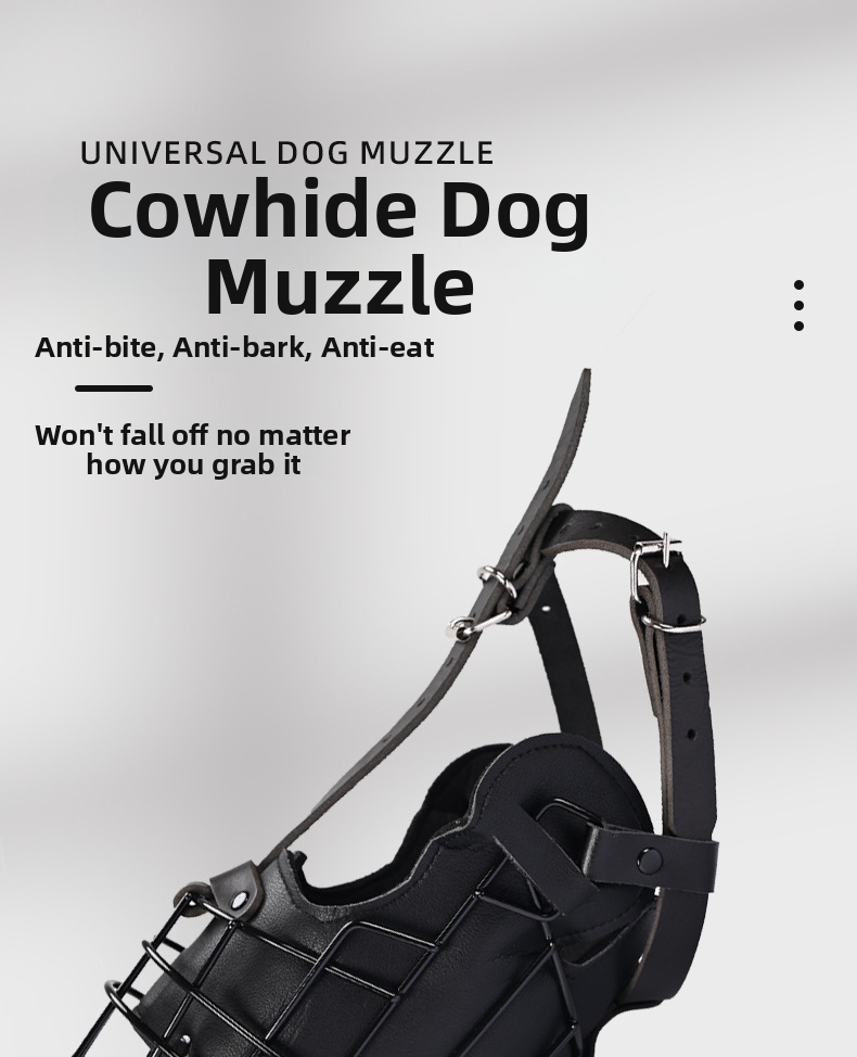 Dog Muzzle Training Supplies Anti Bite Pet Equipment For German Shepherd Muzzle Protector_voghion.com