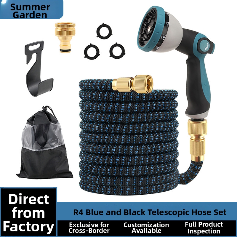 Garden Magic Telescopic Water Hose High Pressure Car Wash Gun For Household Outdoor Landscaping Sprinkler Flower Watering_voghion.com