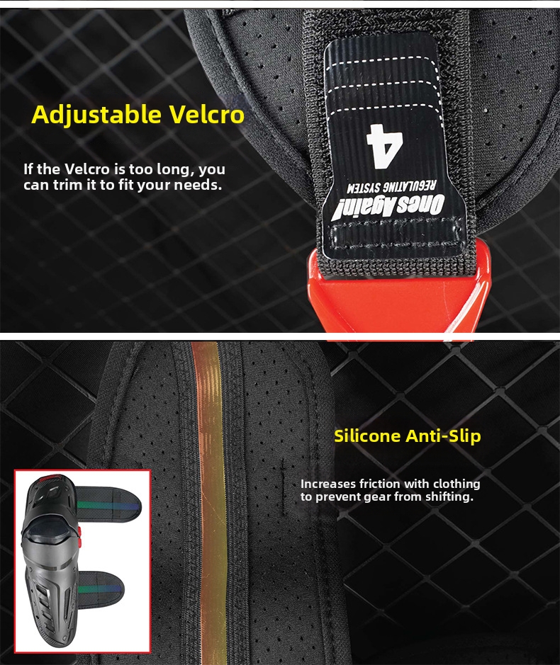 Motorcycle Knee And Elbow Pads Windproof Protective Gear Set_voghion.com