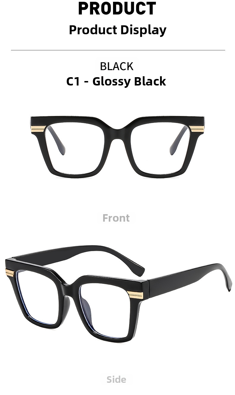 Blue Light Blocking Glasses For Men Square Frame Trendy Design_voghion.com