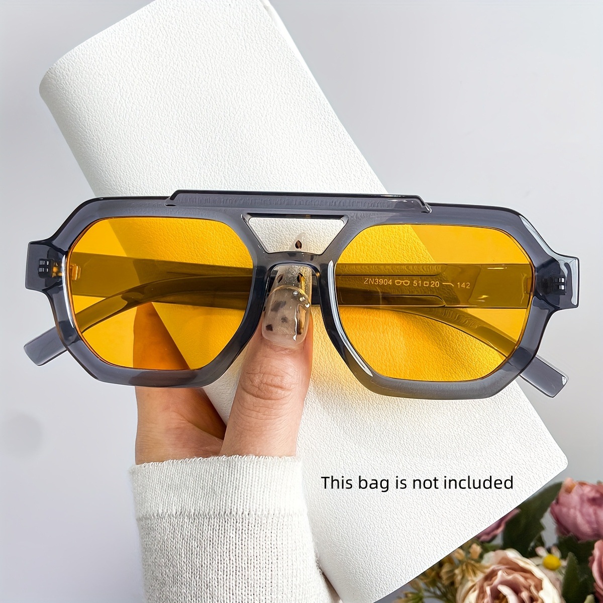 Double Bridge Aviator Sunglasses For Men And Women Retro Style_voghion.com
