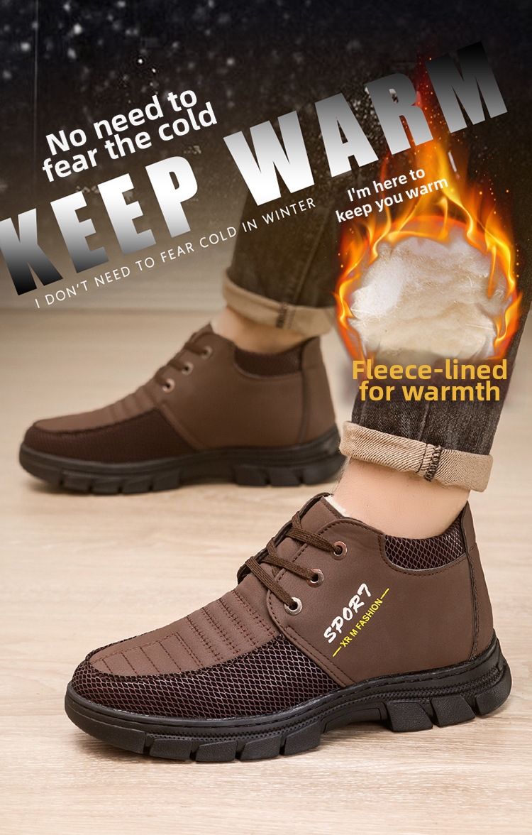 Vīriešu old beijing silti auduma apavi ar flīsa oderi augsti_voghion.com