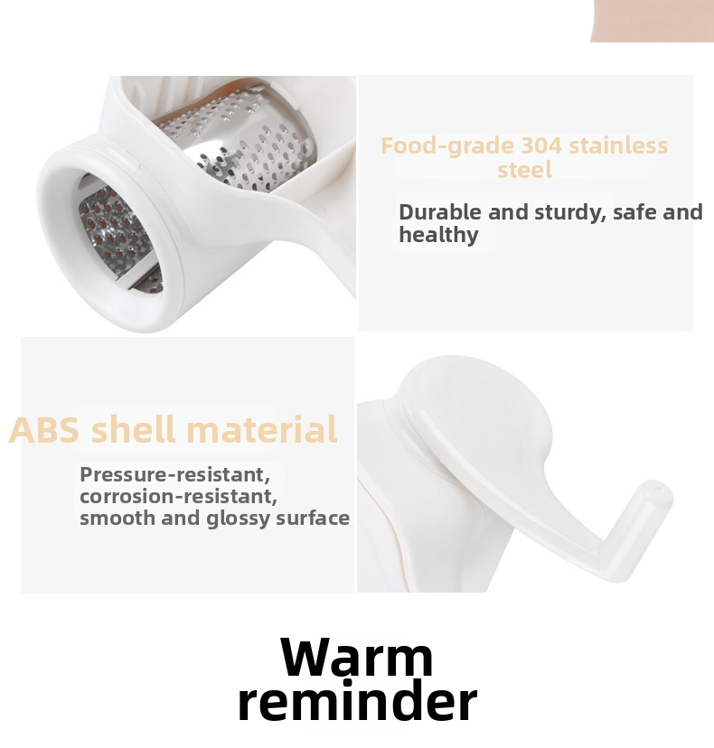 Handbetriebene, rotierende Käsereibe – Multifunktionales Küchengerät für den Heimgebrauch – Kreativ_voghion.com