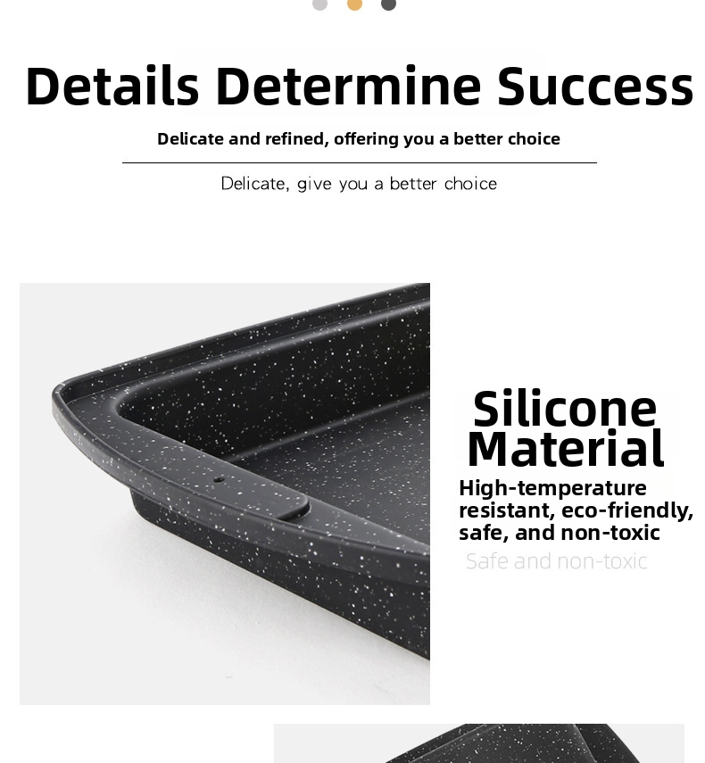 Square Silicone Cake Molds High Temp Resistant Kitchen & Household Baking Tools_voghion.com