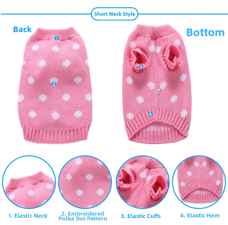 Suéter de cuello alto a rayas para perro, malla, disfraz navideño para mascota, diseño de muñeco de nieve y reno, sudadera con capucha popular para perro_voghion.com