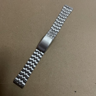 Watch Accessories Stainless Steel Watchband Flat Mouth 18mm Watchband Watch Strap Full Steel Watchband