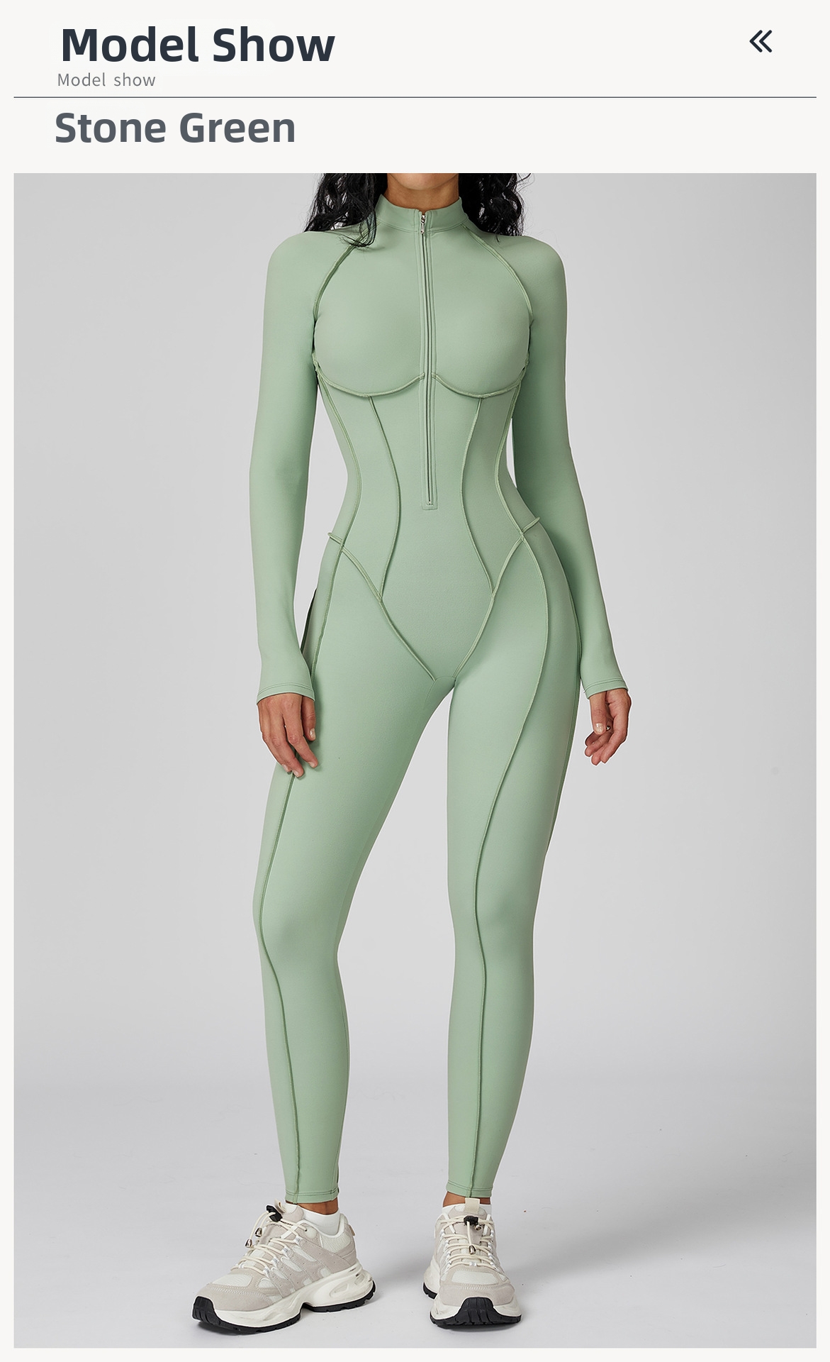 Color Block Women's Bodysuit Stand Up Collar Half Zip High Intensity Fitness Yoga Sportswear Nylon_ecoleips.com