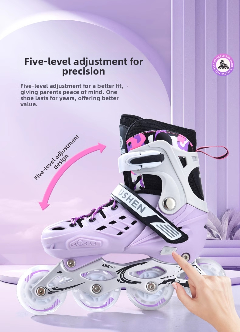 Adjustable Hard Shell Roller Skates For Adults And Beginners_voghion.com