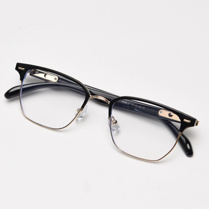 Stylish Unisex Eyewear Frames With Artistic Wood Grain Finish_voghion.com