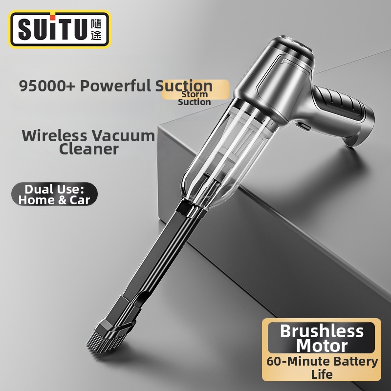 Handheld Cordless Car Vacuum Cleaner Multi-Functional High Power Small Household Dust Collector With Blowing And Suction_voghion.com