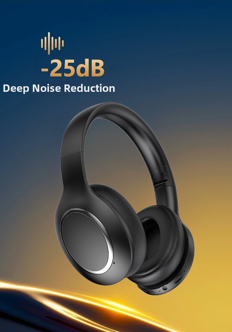 Écouteurs intra-auriculaires Bluetooth True ANC P6066 avec réduction de bruit active et longue autonomie pour la musique et les jeux._voghion.com