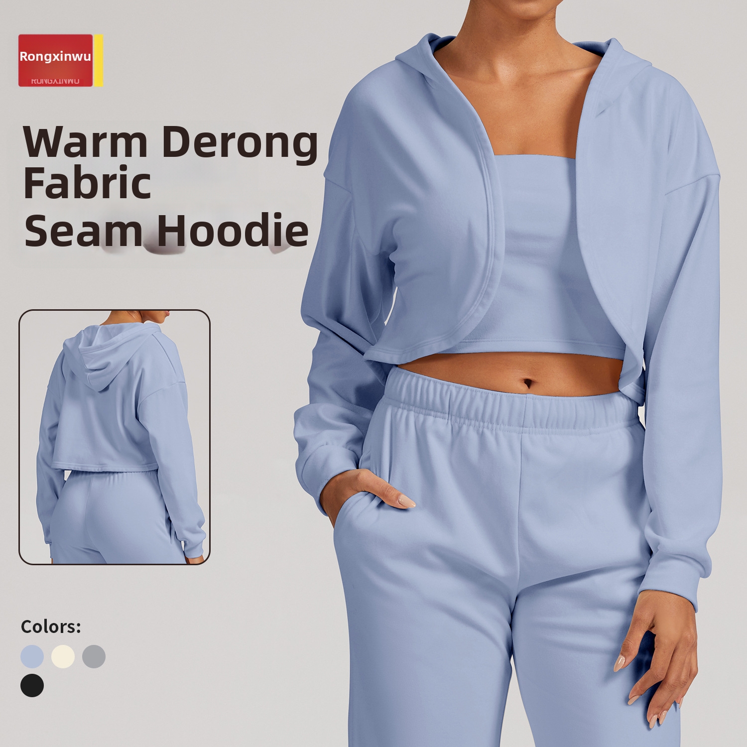 Women's German Fleece Sports Hoodie Casual Loose Fit For Running Fitness Versatile Autumn Winter Outdoor Sportswear_desvips.com