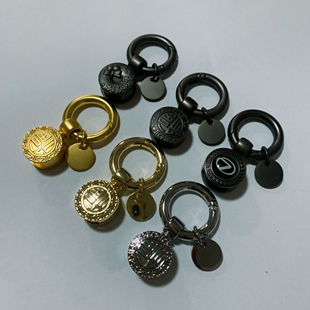 Fu character buckle deer key chain horseshoe buckle plate woven dragon scale koi car hang woven pendant rope diy hand rope accessories