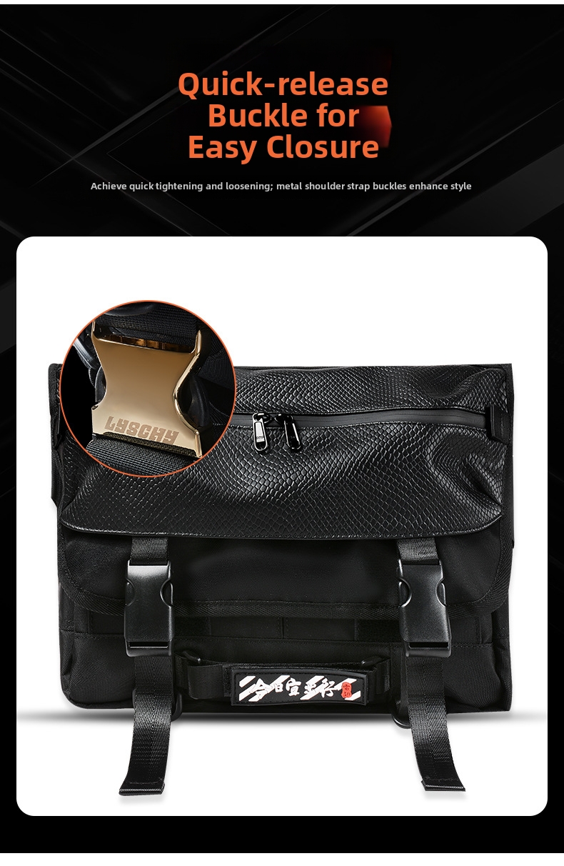 Men's Motorcycle Riding Crossbody Bag Waterproof Motorbike Backpack Commuter Shoulder Bag Rider Gear_voghion.com