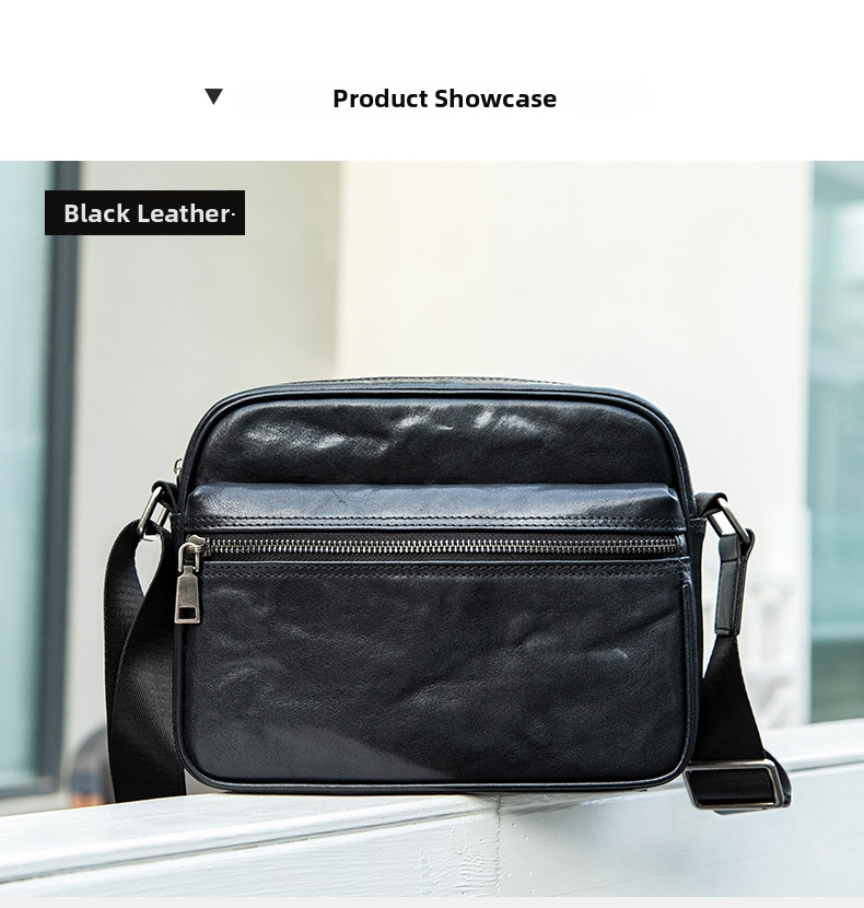 Borsa a tracolla uomo in vera pelle design orizzontale_voghion.com