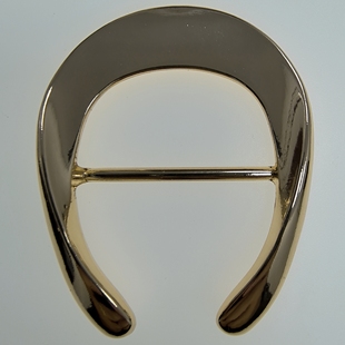 Geometric Gold Metallic Heterosexual Japanese Buckle Jewelry Clothing Belt Waist Adjustable Buckle Jacket Belt
