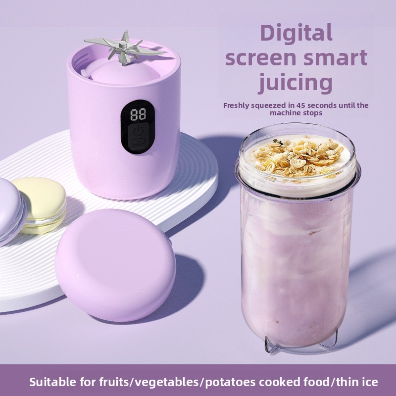 Juicing Cup Small Household USB Charging Portable Juicer Outdoor Electric Accompanying Cup Juicer Fresh Press_voghion.com