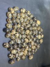 热销爆款达洛虎牙宝瓶图案玛瑙天珠达洛风化包浆20*16