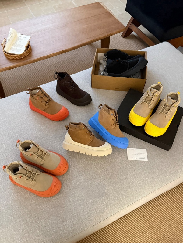 Henan Sangpo Wang Yibo Style Snow Boots, Leather and Fur Integrated High-Top Candy-Colored Shoes for Men and Women, Couple Style Tasman Shoes