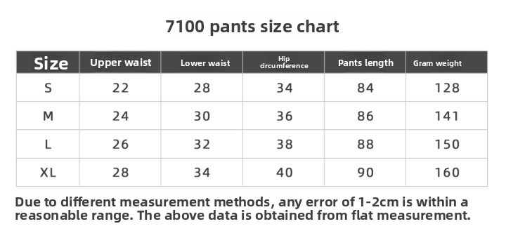 Size Chart.