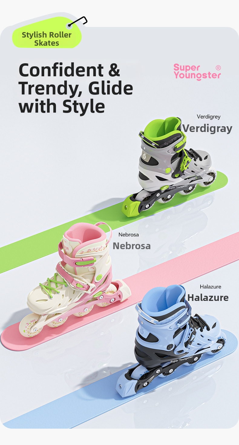 Children's Roller Skates For Boys And Girls Beginners Inline_voghion.com