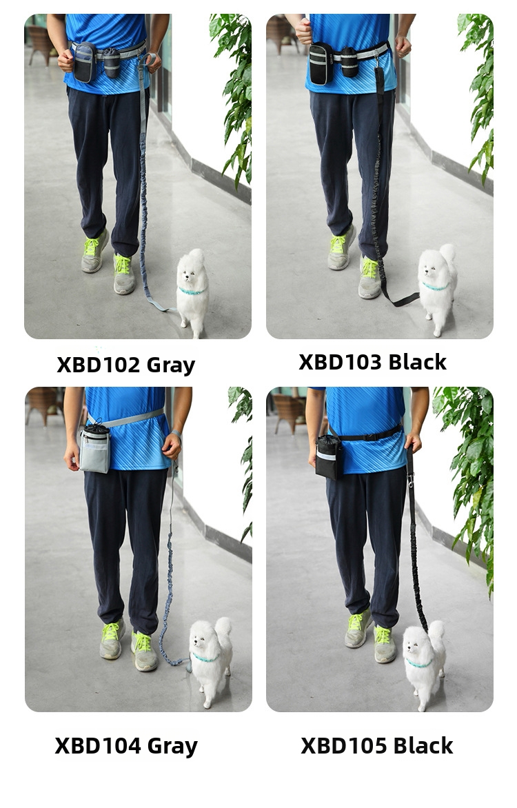 Dog Pet Exercise Kit With Reflective Leash And Training Bag For Large Dogs_voghion.com