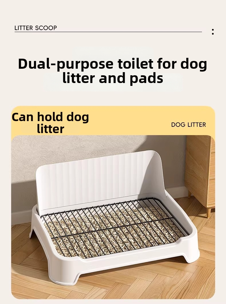 Toilettes pour chiens en acier inoxydable pour chiots mâles_voghion.com