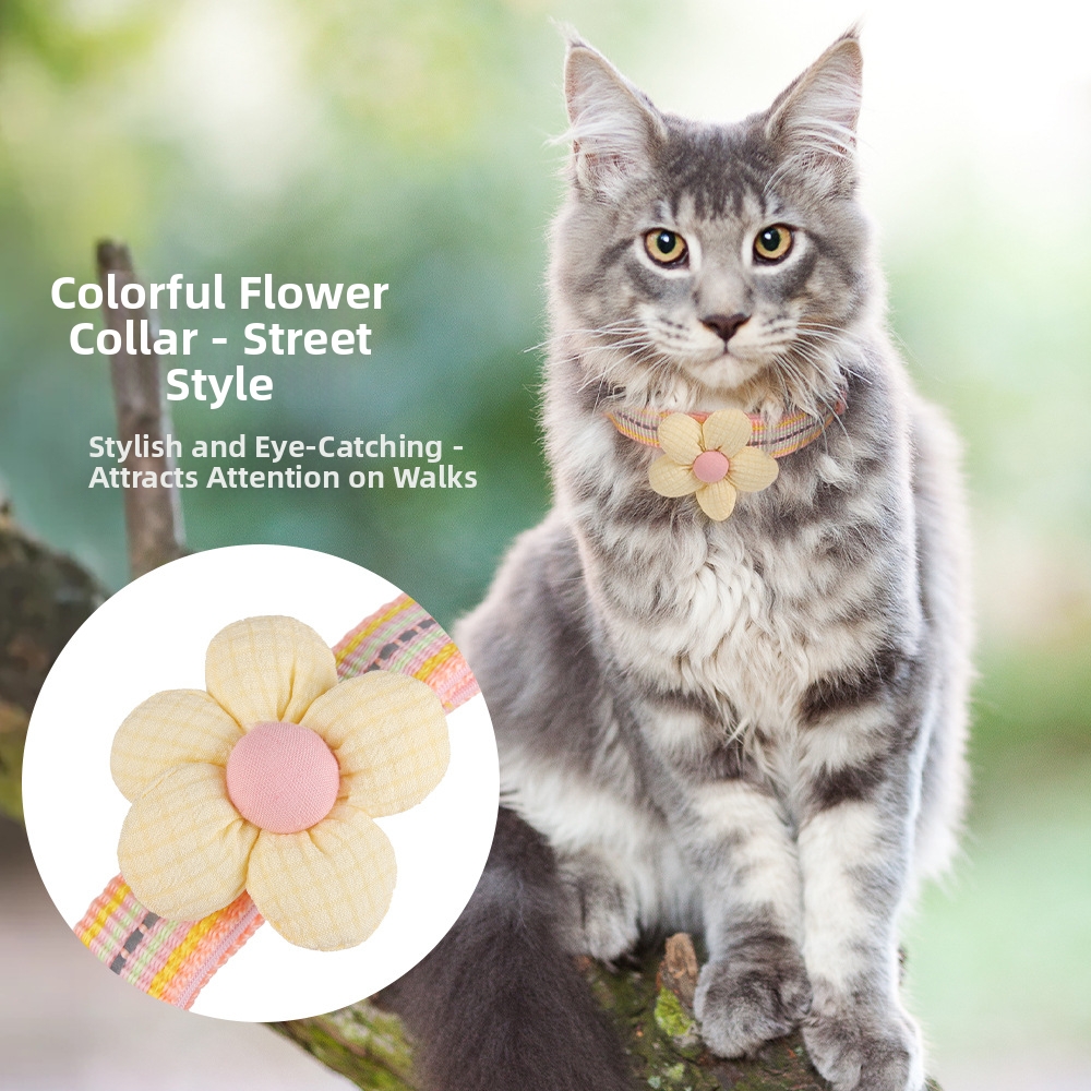 Collier anti-fugue réglable pour chat, collier réfléchissant anti-perte pour animaux de compagnie_voghion.com