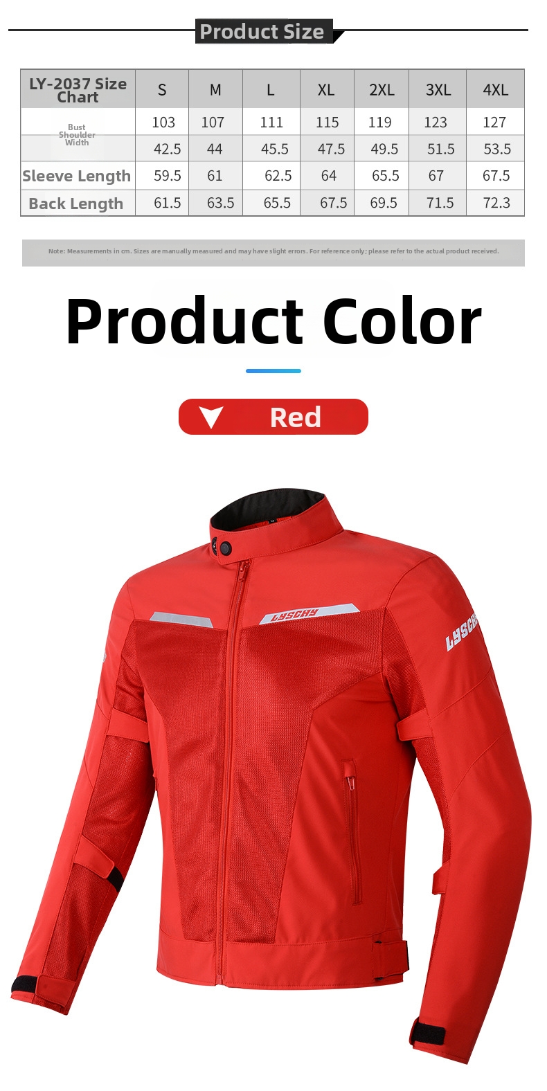 Men's Mesh Breathable Motorcycle Riding Jacket Spring/Summer Anti-Fall Rally Suit All-Season Gear For Riding Apparel_voghion.com