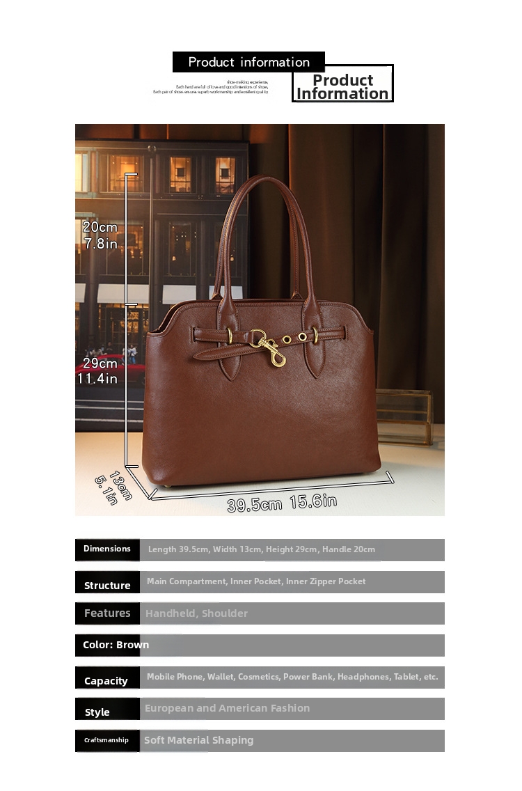 Borsa a tracolla donna in vera pelle stile retro borsa a mano_voghion.com
