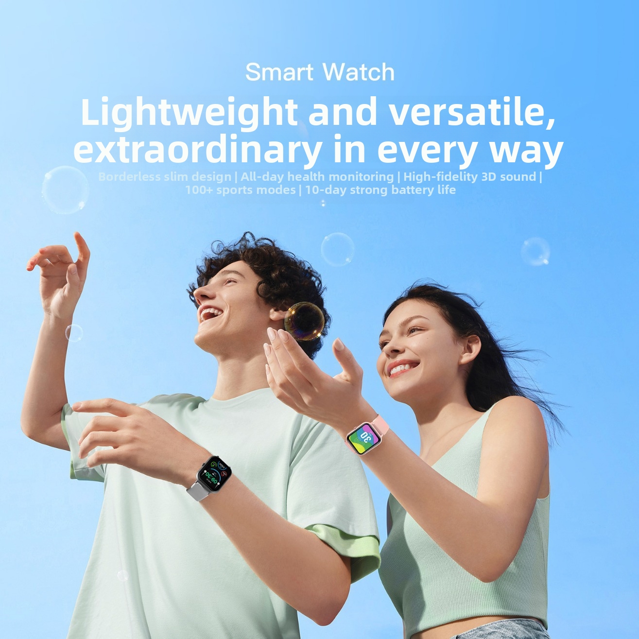 ZL54 Smartwatch Wasserdicht Bluetooth Anrufe Herzfrequenz Blutsauerstoff Musik Nachrichten Mehrere Sportmodi_voghion.com