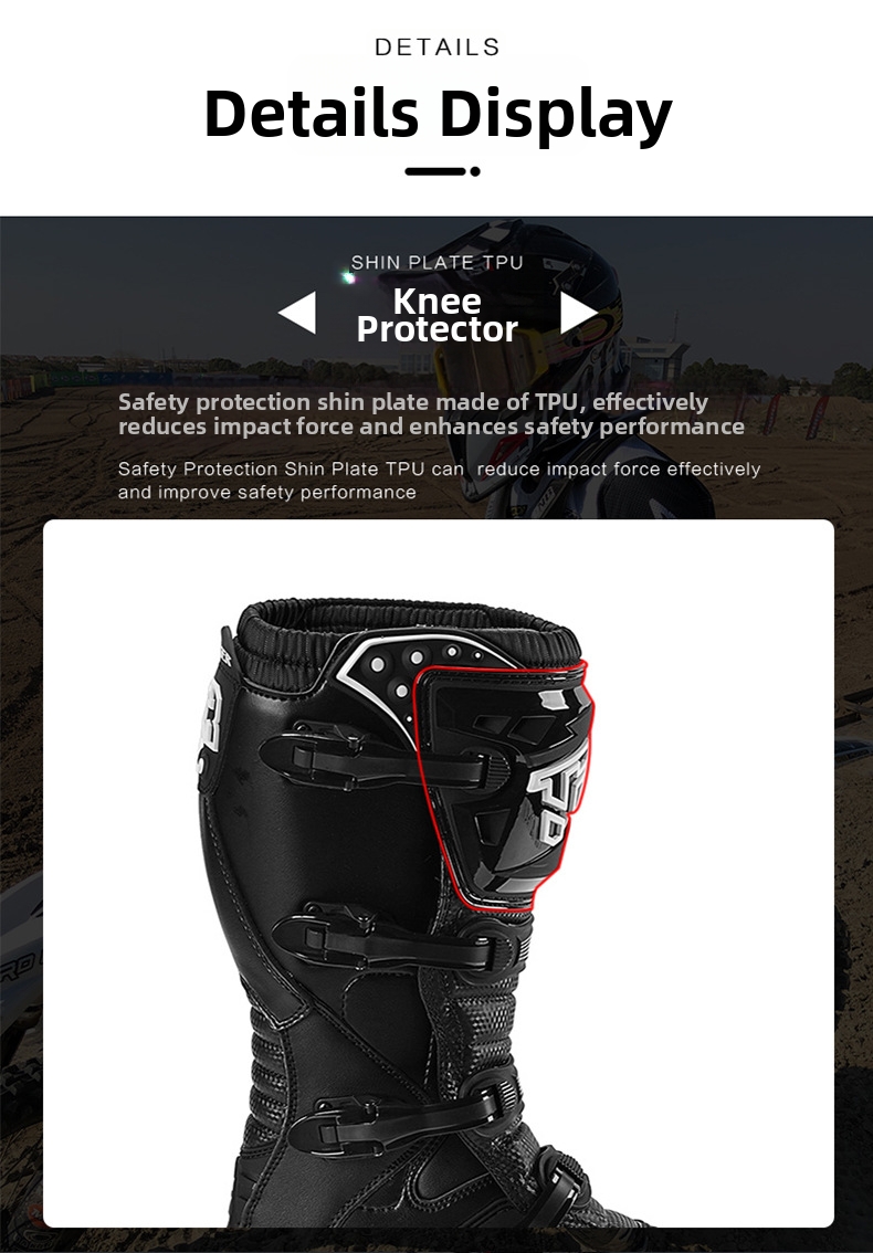Motorcycle Riding Boots Men's All Season Protective Forest Trail Rally Racing Shoes_voghion.com