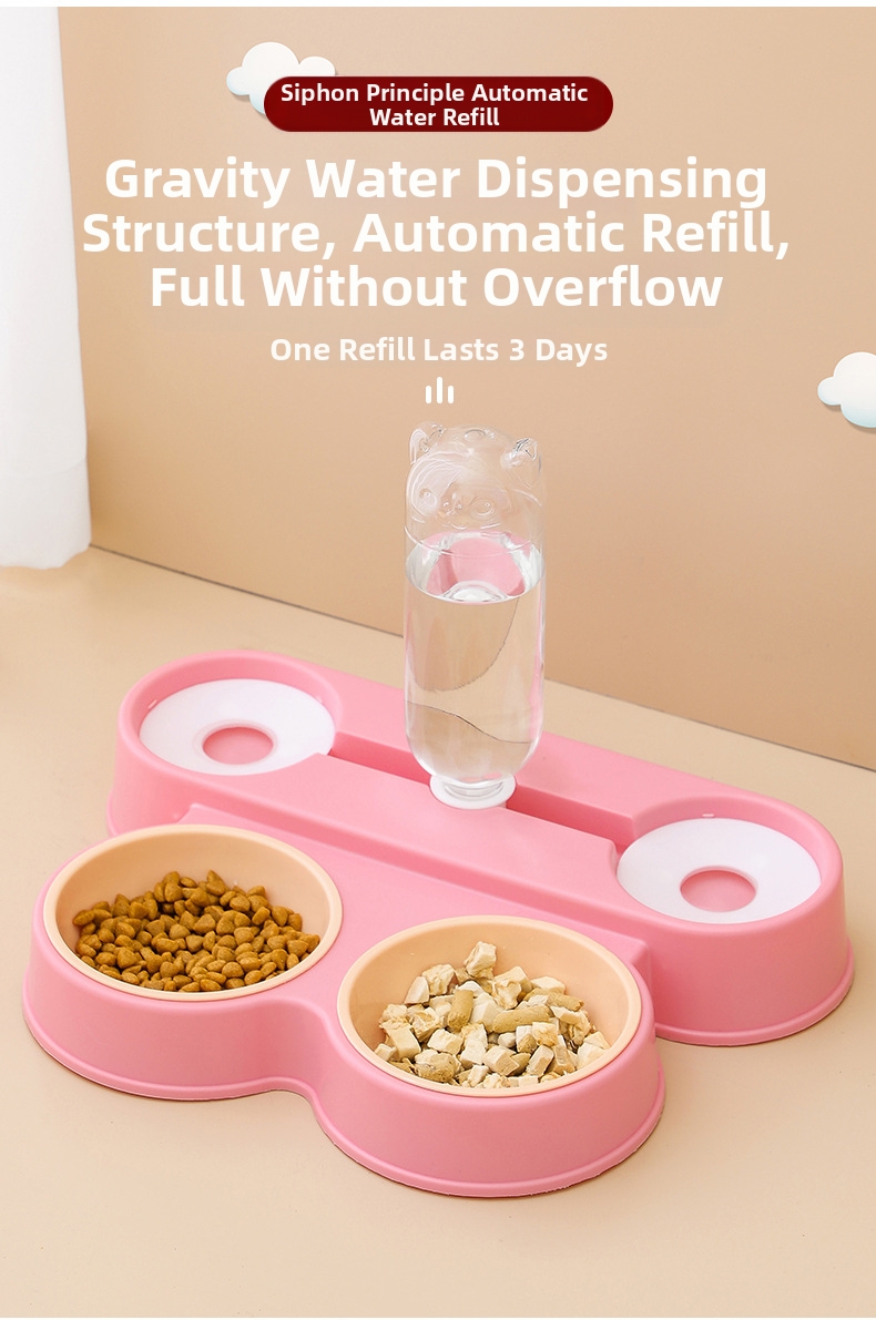 Automatic Cat Water Bowl Pet Drinking Supplies Frog Design_voghion.com