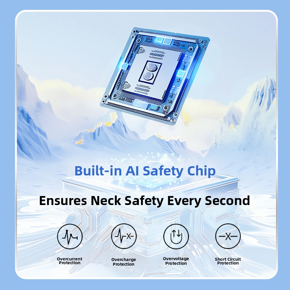 Bladeless Neck Fan Portable High Speed Cooling Personal Fan_voghion.com