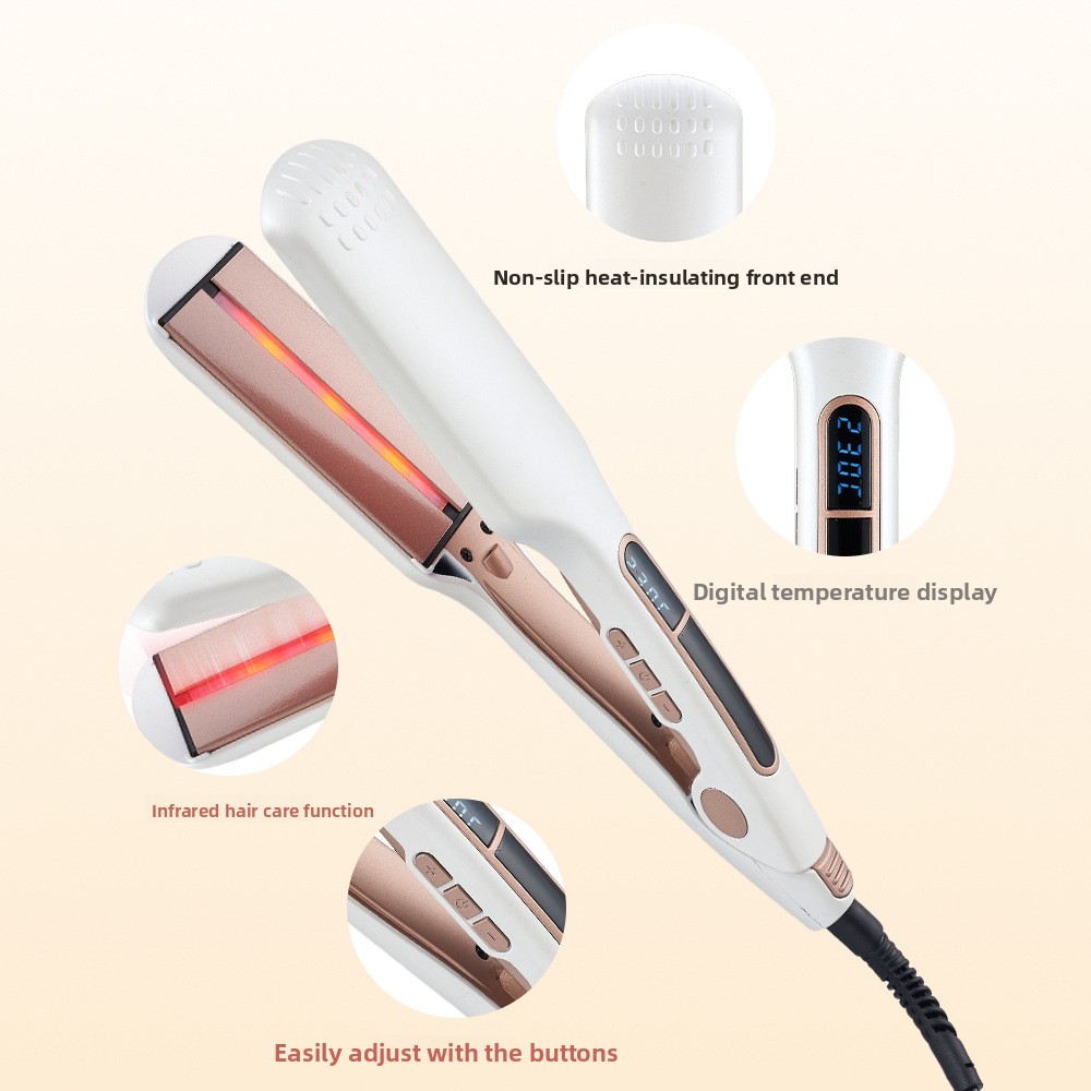 Electric Splint Foreign Trade CE Certification External Splint Ceramic Multi-function Curling Iron Hair Straightener_voghion.com