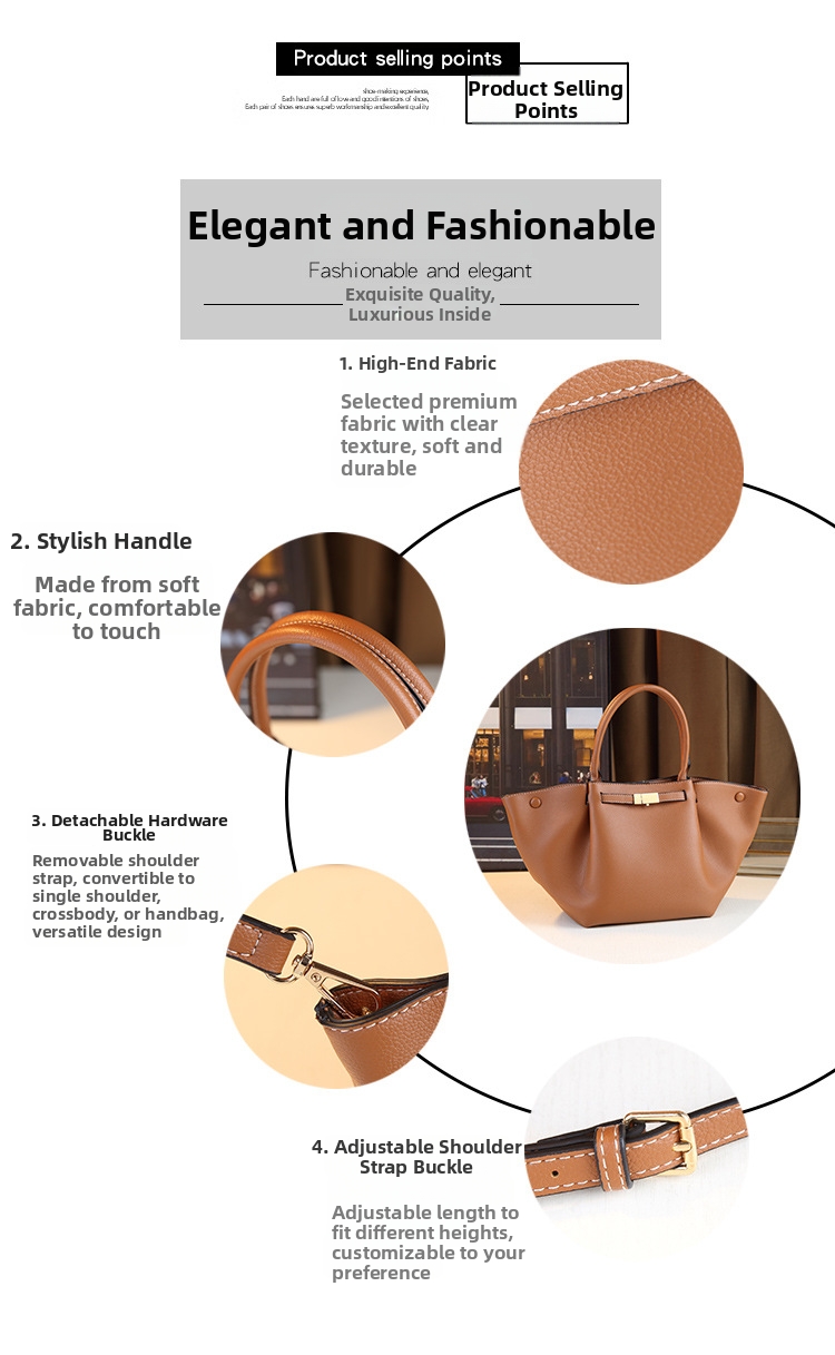 Women's Wing Tote Bag Medium Shoulder Handbag Elegant Pu Leather_voghion.com