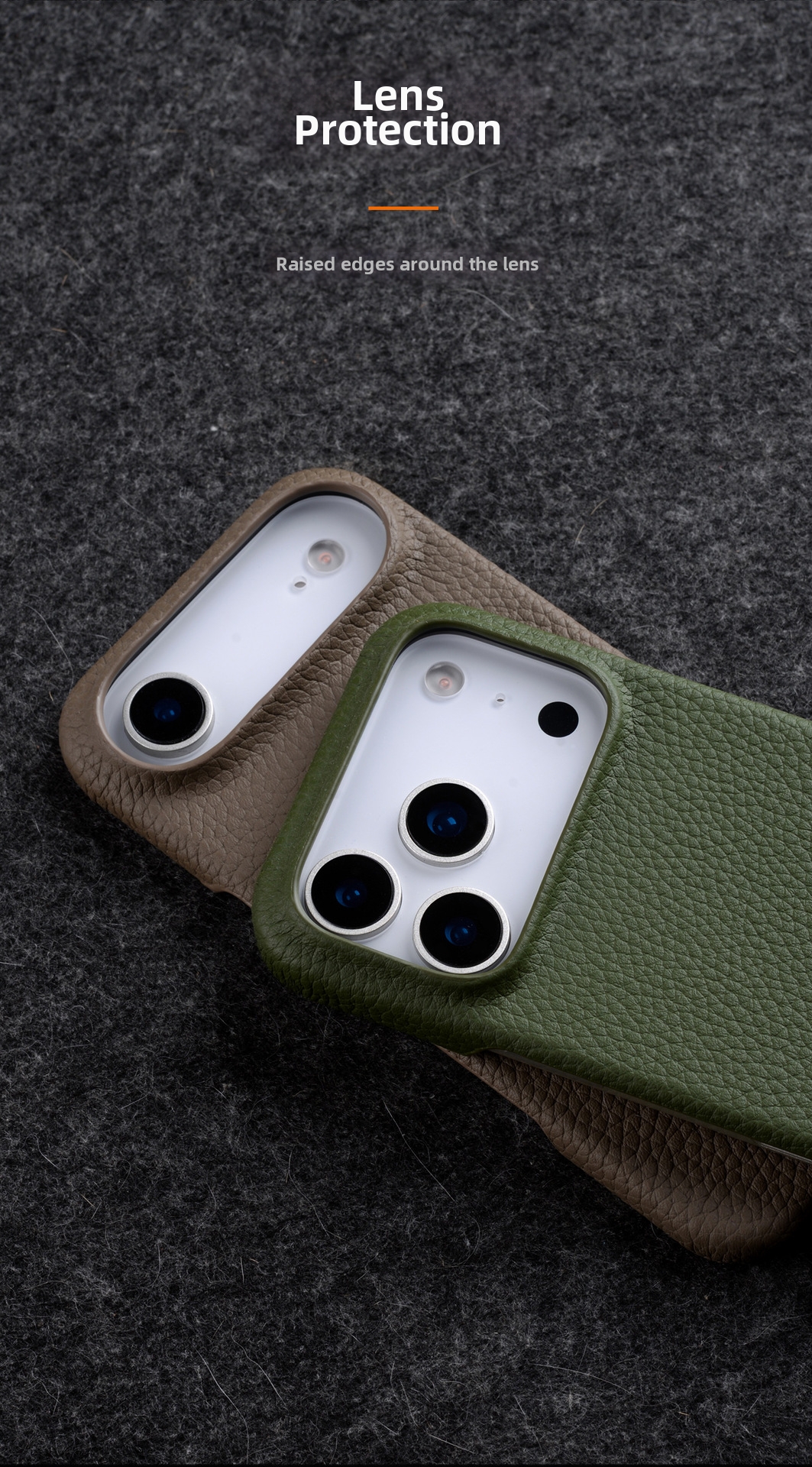 Premium Genuine Leather Case For IPhone 17 Pro Max – Magnetic Snap-On Protection With Luxe Handfeel & Anti-Slip Grip​_voghion.com