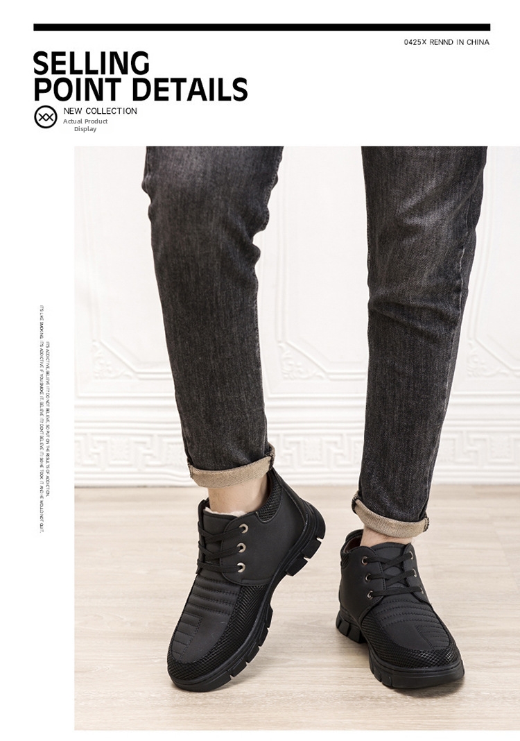 Vīriešu old beijing silti auduma apavi ar flīsa oderi augsti_voghion.com