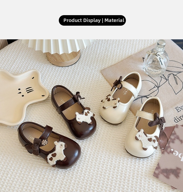 Sapatos de couro para bebé menina estilo princesa sola macia_voghion.com