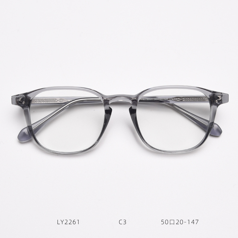 Unisex Retro Eyewear Frames Japanese Korean Style Artistic Look_voghion.com