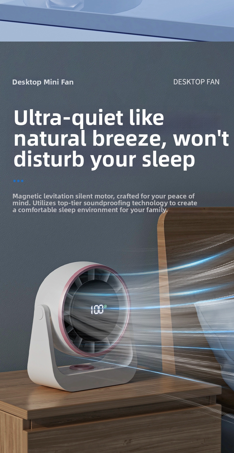 Mini ventilatore da tavolo usb silenzioso per ufficio_voghion.com