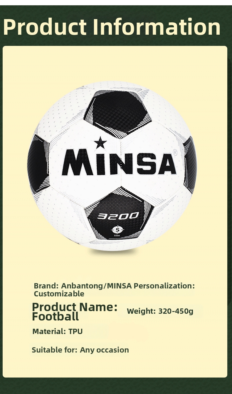 Soccer Ball For Kids Training And Competition Size 4 And 5_voghion.com