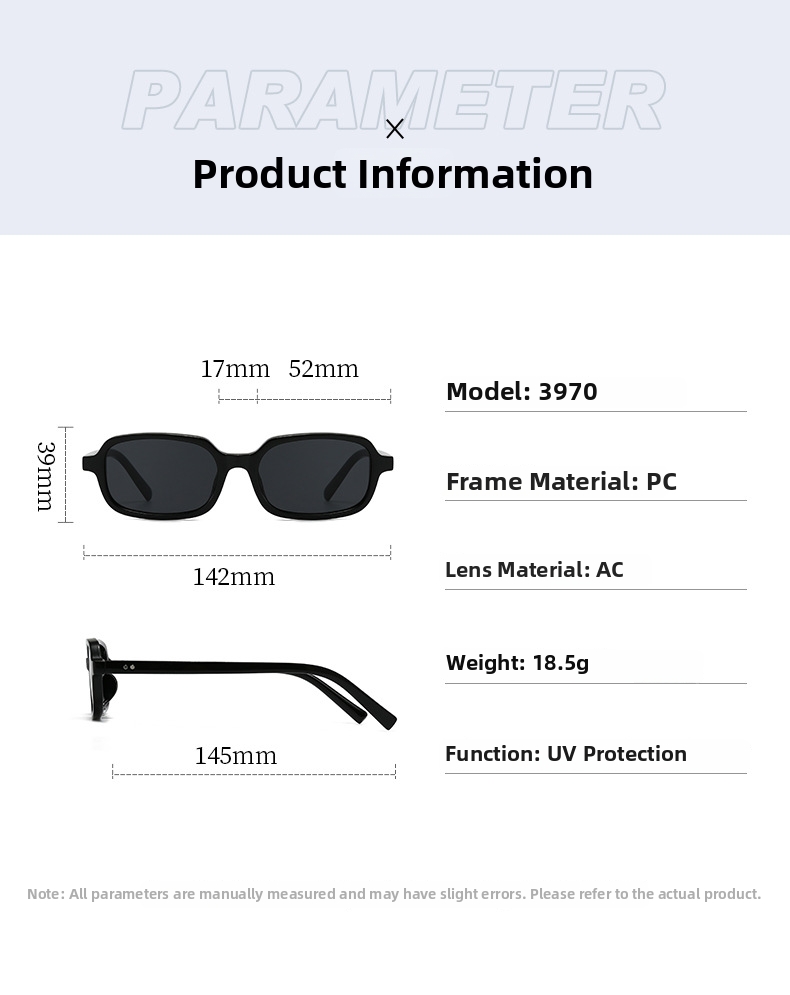 Trendy Women's Sunglasses Square Studded Retro Unique Versatile_voghion.com