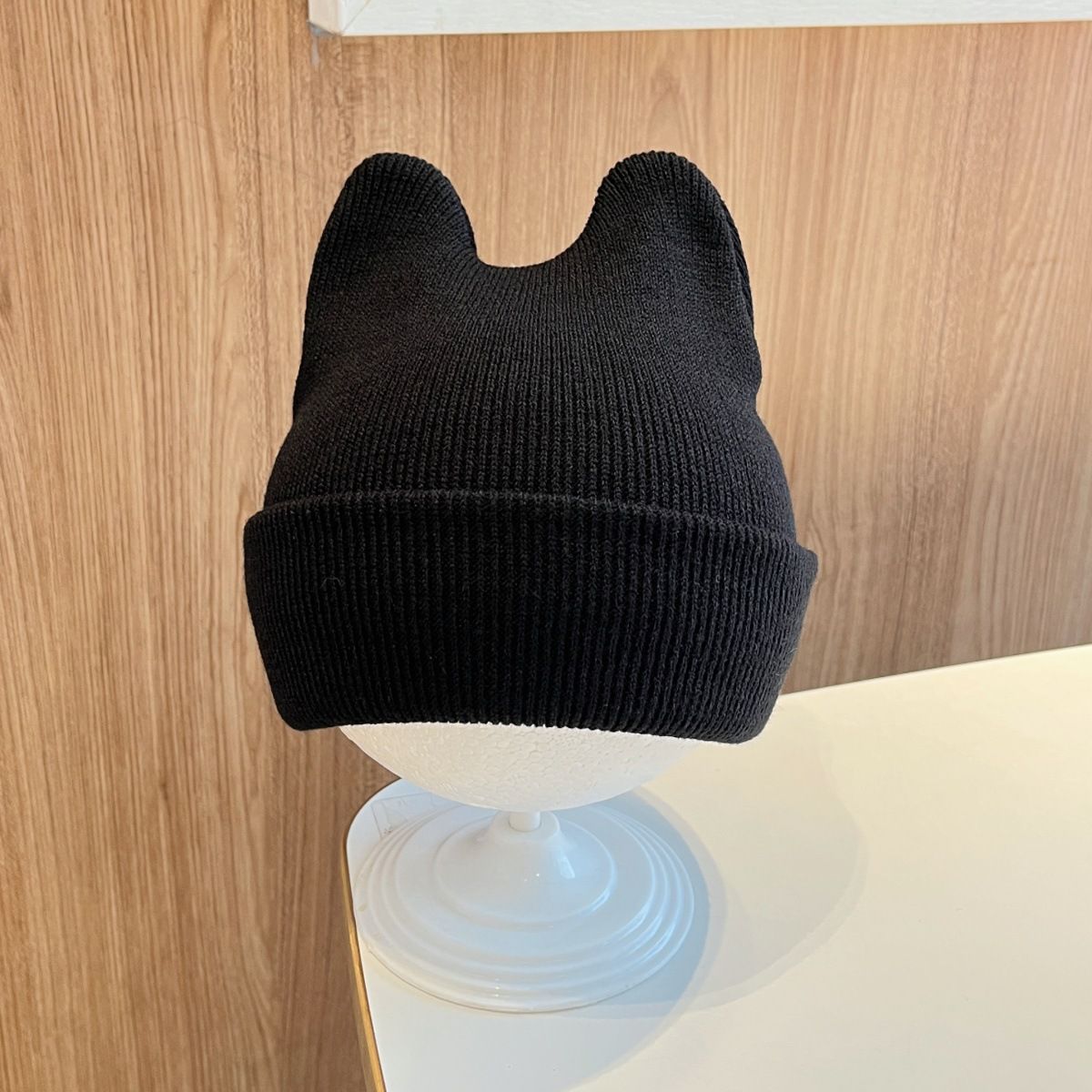 Baby hat, solid color knitted beanie for autumn and winter, thin style for spring and autumn, unisex, Korean-style, trendy