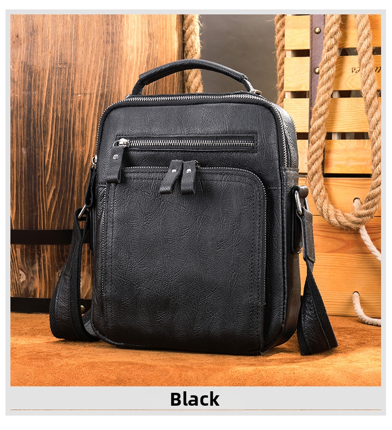 Borsa a tracolla uomo in vera pelle stile vintage retro_voghion.com