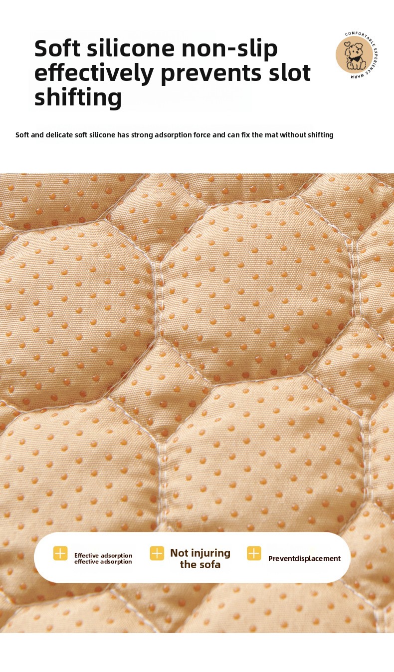 1PC Weiche Cord Hund Sofa Abdeckung Plaid Haustier Bett Decke Matte für Große Hund Pad mit Nacken Kissen verdicken Katze Beruhigende Nest Couch Bett – Detail 6